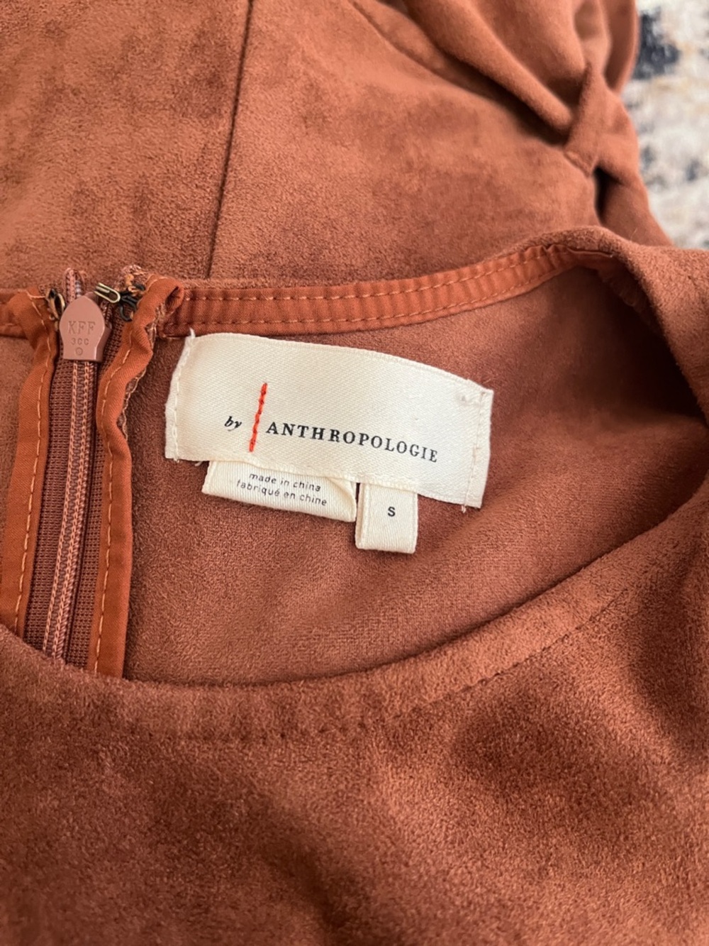 Anthropologie suede jumpsuit - Picture 4 of 6